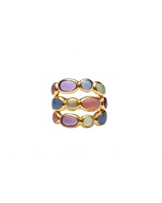Avenue Chic Black Ovali Ring