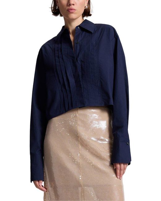 A.L.C. Blue Cam Top