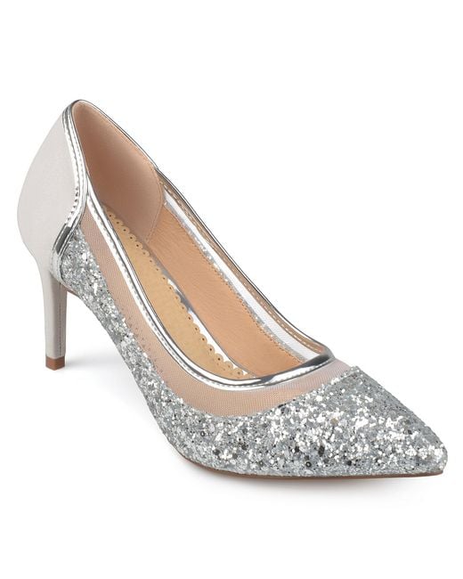 Journee Collection Metallic Collection Kalani Pump
