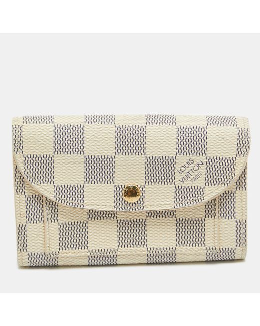 Louis Vuitton Metallic Damier Azur Canvas Pochette Belt Bag