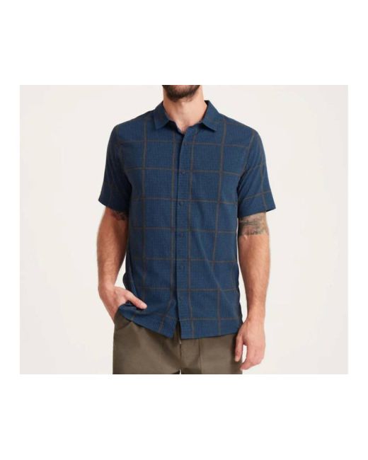 Roark Blue Bless Button Up Shirt for men