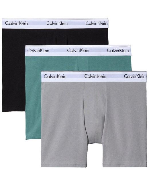 Calvin Klein Gray 3Pk Boxer Brief for men