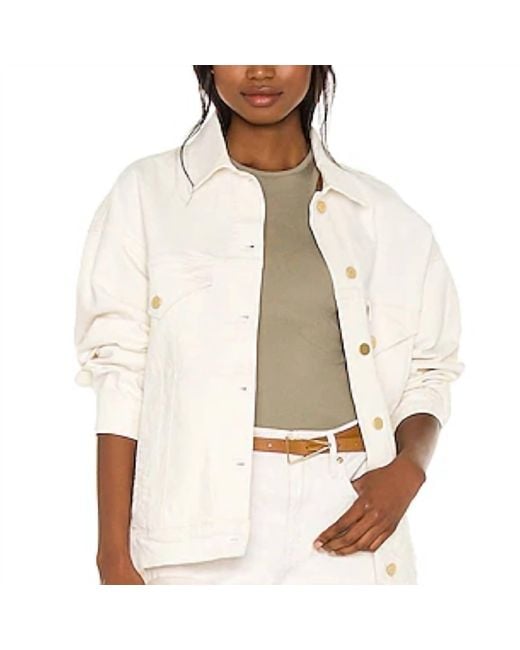 FRAME Natural Le Oversized Jacket