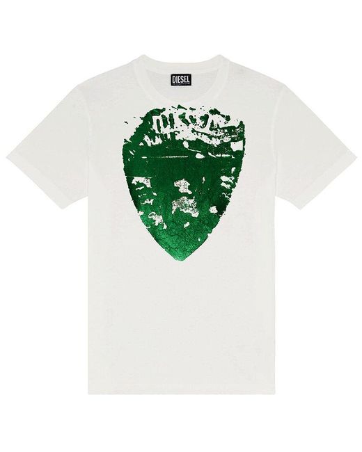 DIESEL Green Diegor T-shirt for men