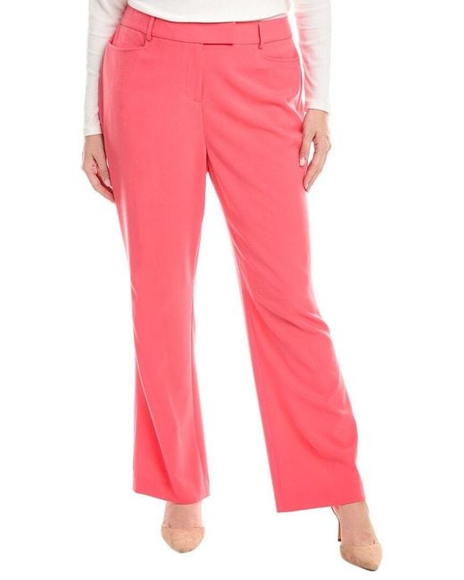 Tahari Pink Plus Pant