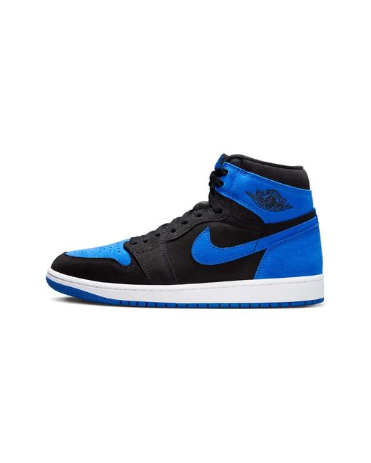 black white blue jordans