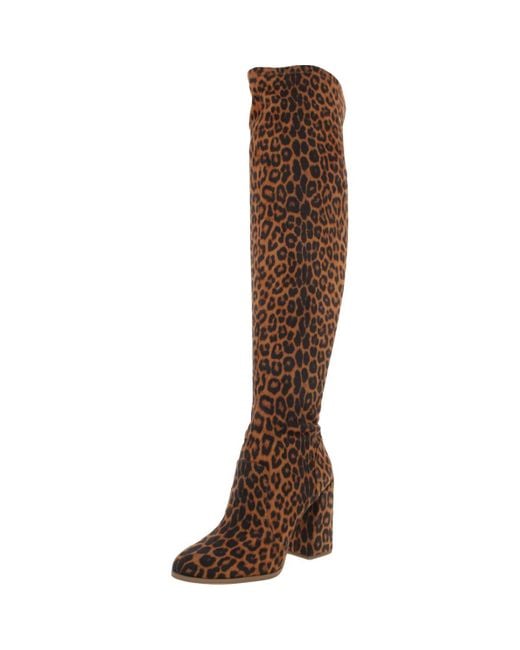 Jessica Simpson Brown Brixten Faux Suede Tall Over-The-Knee Boots