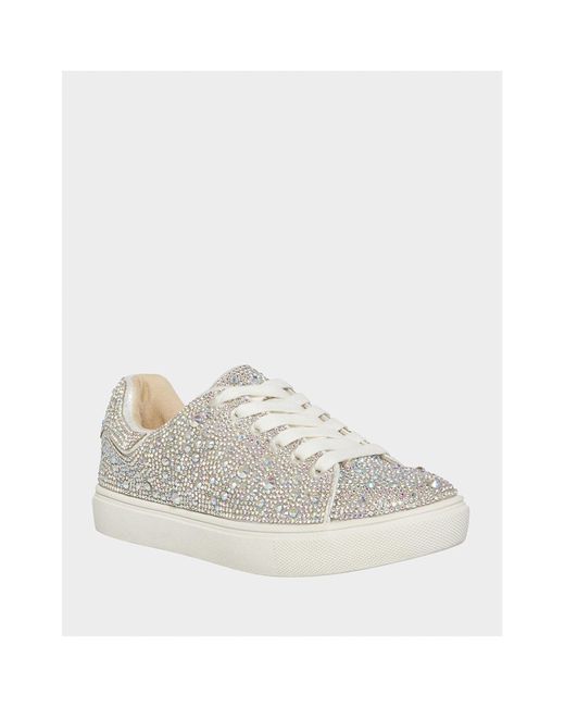 betsey johnson sidny rhinestone platform sneaker