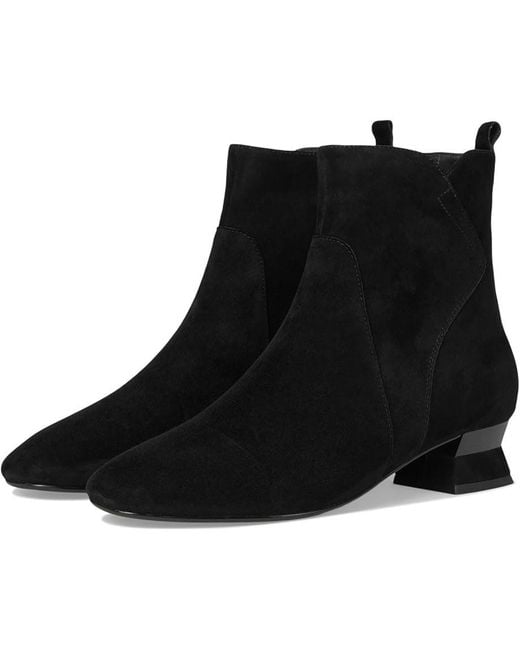 Vaneli Penko Boots Woblack Suede Square Toe Side-Zip Ankle Bootie Zap224