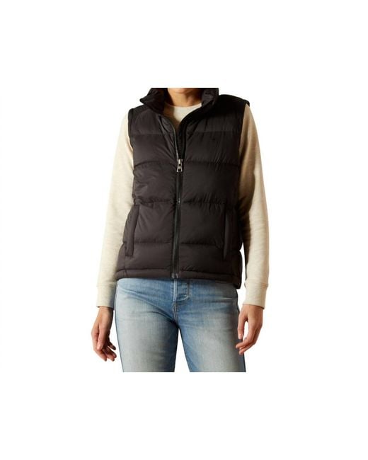 Ariat Black Ultrapuff Down Vest