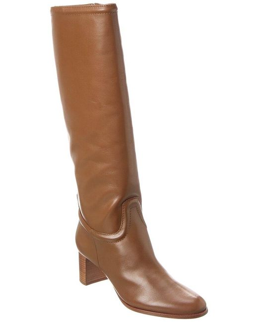 Alexandre Birman Brown Lauren 60 Leather To-the-knee Boot