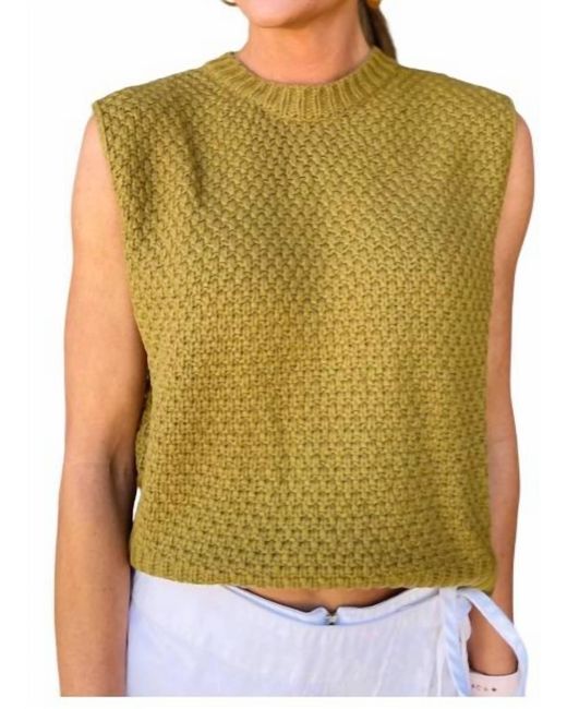DELUC Green Matisse Knitted Vest