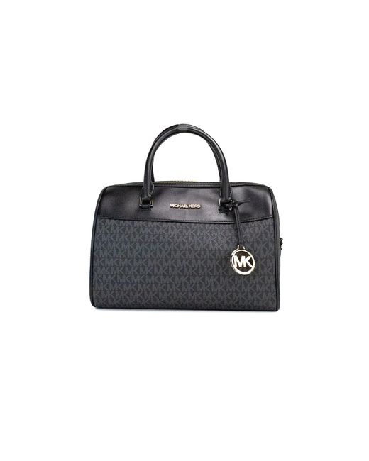 Michael Kors Travel Medium Signature Pvc Duffle Crossbody Handbag