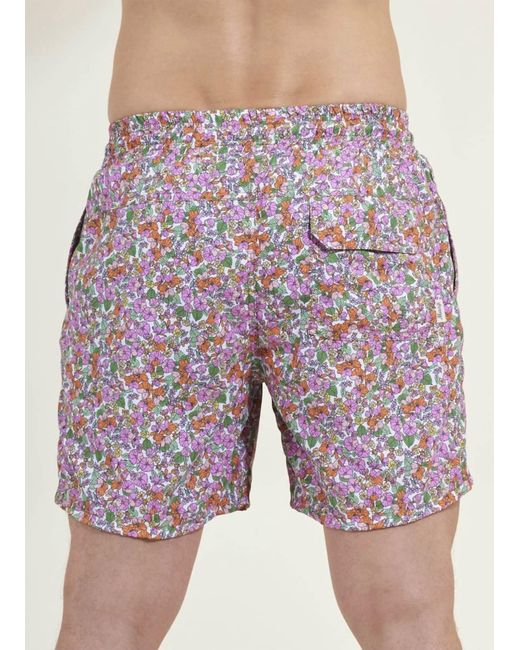 Maaji Blue Petite Pompom Sailor Trunks for men