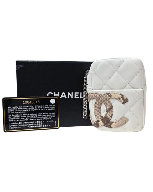 Chanel Black Cambon Leather Clutch Bag (pre-owned)