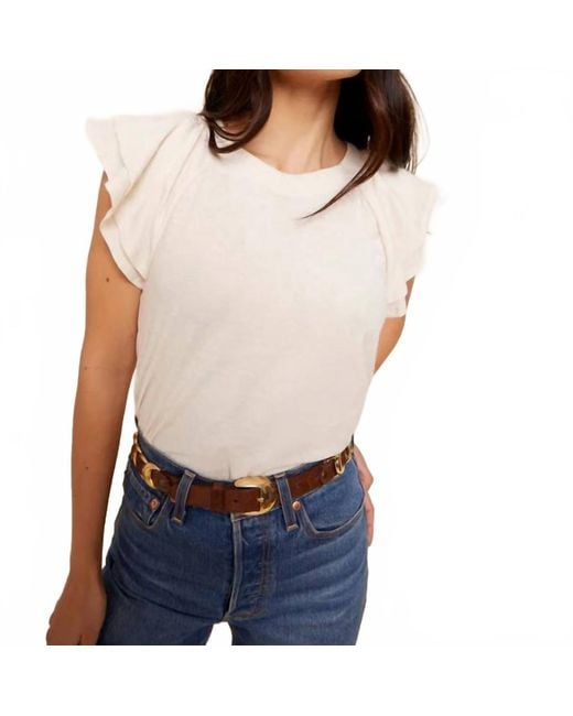 Nation Ltd White Florry Top