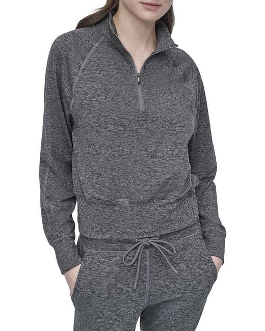 DKNY Gray Pullover Top