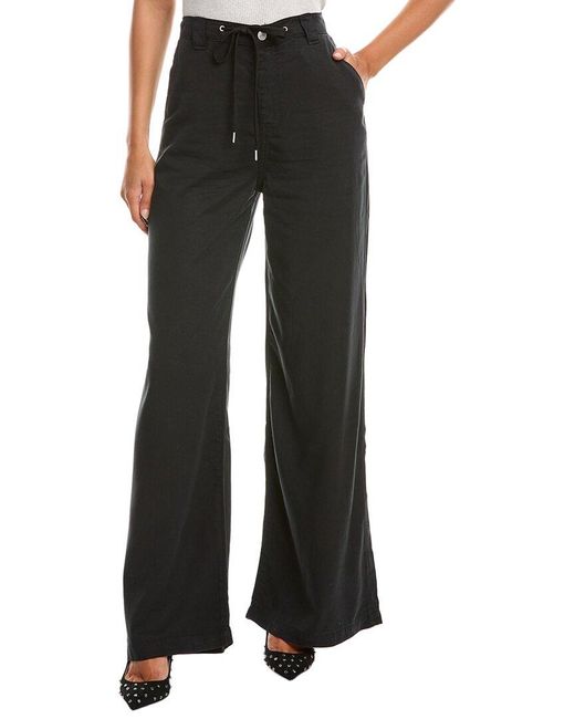 Hudson Black Tie-Front Pant