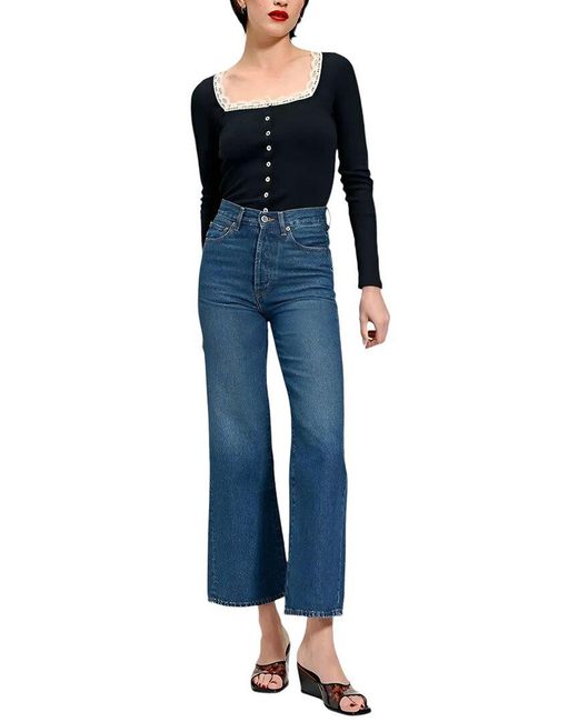 Adele Berto Blue Top