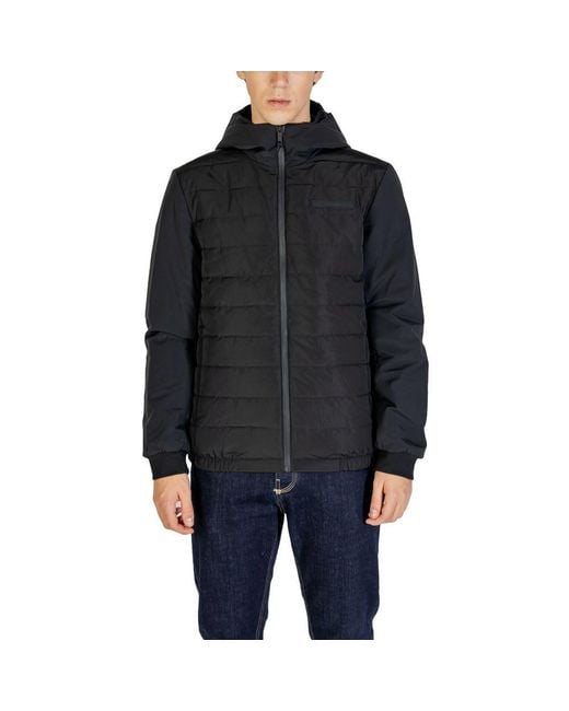 Calvin Klein Black Recycled Polyester Shell Jacket for men