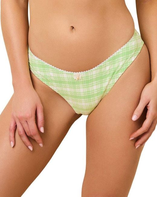 Solid & Striped Green The Daphne Bottom