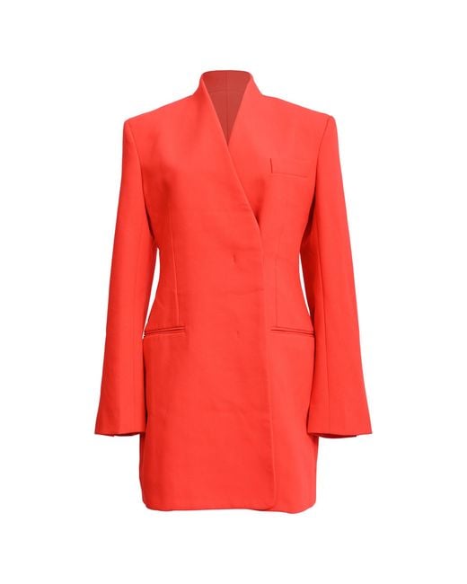 Ferragamo Red Ferragamo Fitted Blazer