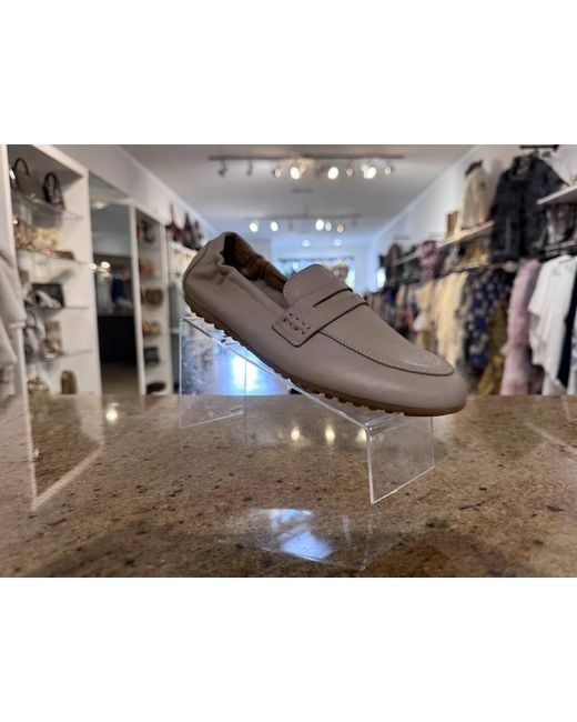 Eric Michael Metallic Penny Driver Loafers