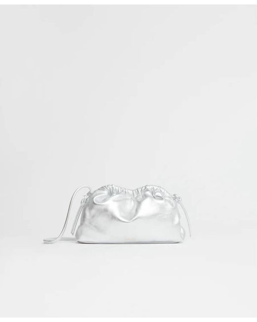 Mansur Gavriel White Mini Cloud Clutch
