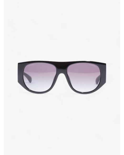 Chanel Blue Pilot Sunglasses Acetate