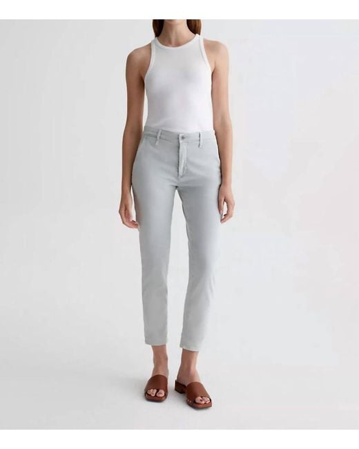 AG Jeans White Caden Trouser