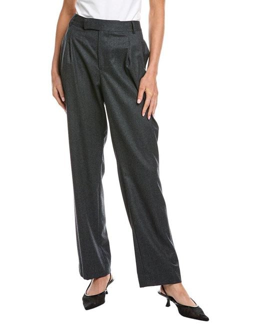 Officine Generale Black Officine Generale Marilou Wool Pant