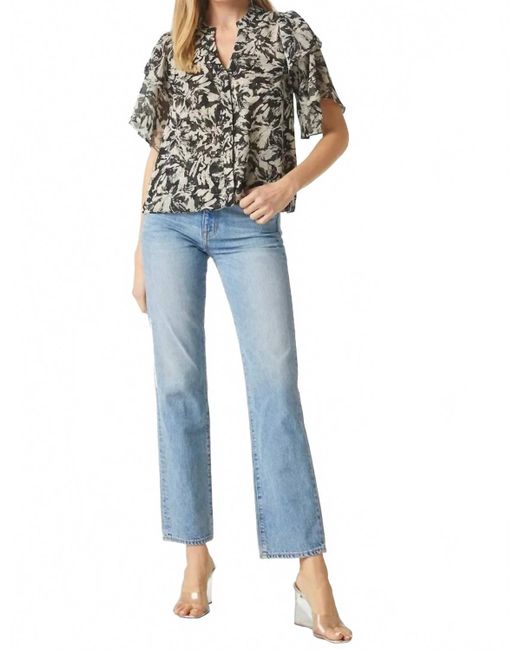 MISA Los Angles Blue Livia Top