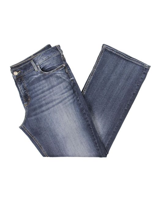 Silver Jeans Co. Blue Plus Mid Rise Medium Wash Bootcut Jeans