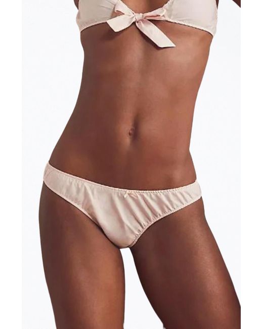 Only Hearts Brown Marianne Organic Cotton French Bikini Brief