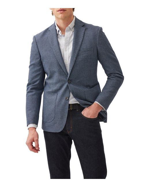Rodd & Gunn Blue Thorton Sports Fit Jacket for men