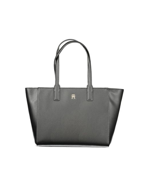 Tommy Hilfiger Gray Recycled Polyester Handbag