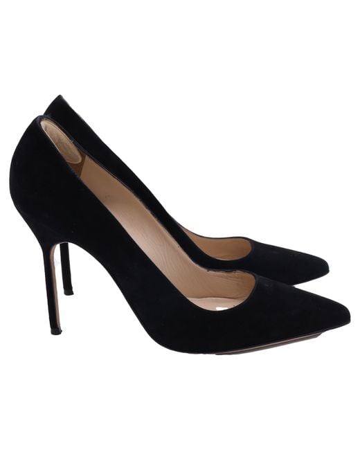 Manolo Blahnik Black Bb Pumps
