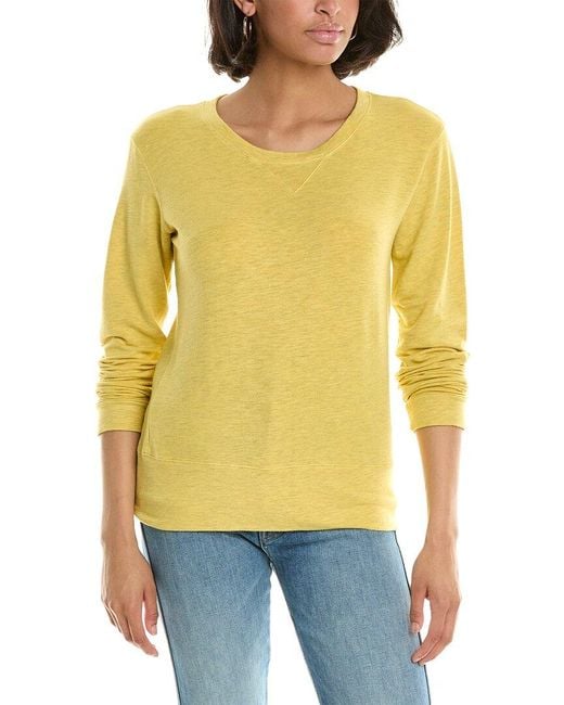Monrow Yellow Sweatshirt
