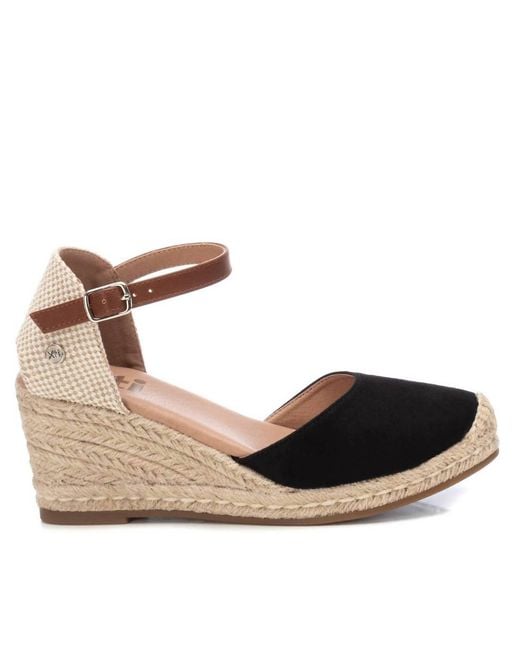 Xti Brown Wedge Sandals