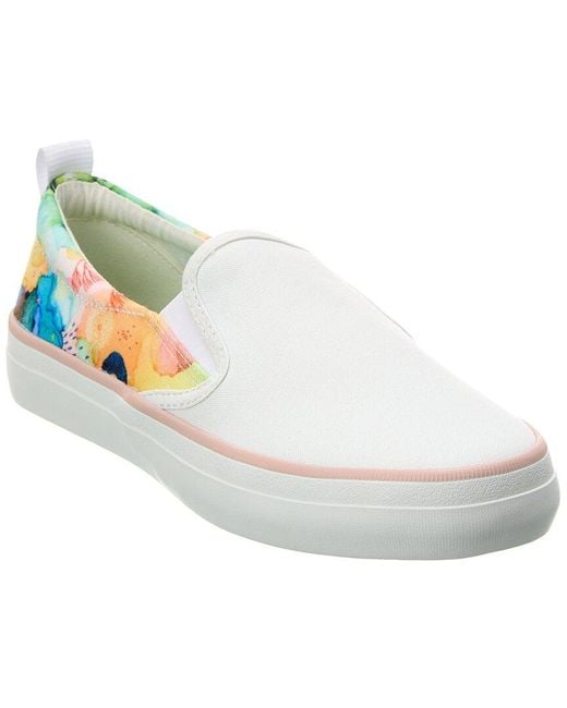 Sperry Top-Sider White Crest Twin Gore Slip-on Sneaker