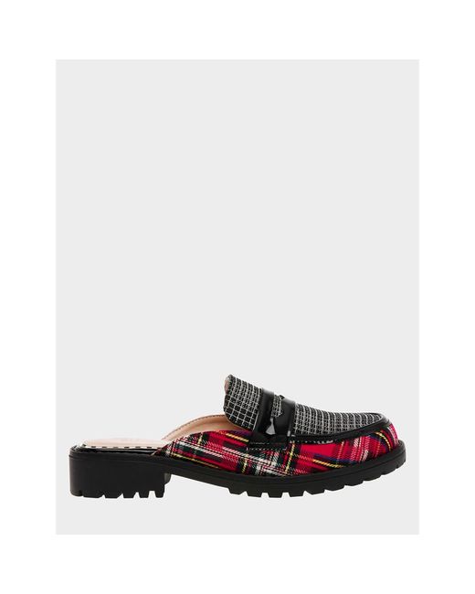 Betsey Johnson Multicolor Ronin Red Plaid