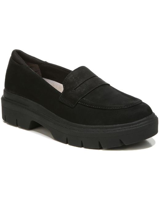 Dr. Scholls Black Classy Padded Insole Slip On Penny Loafers