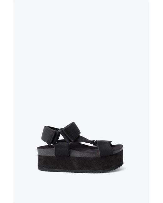 INTENTIONALLY ______ Black Zona Sandals