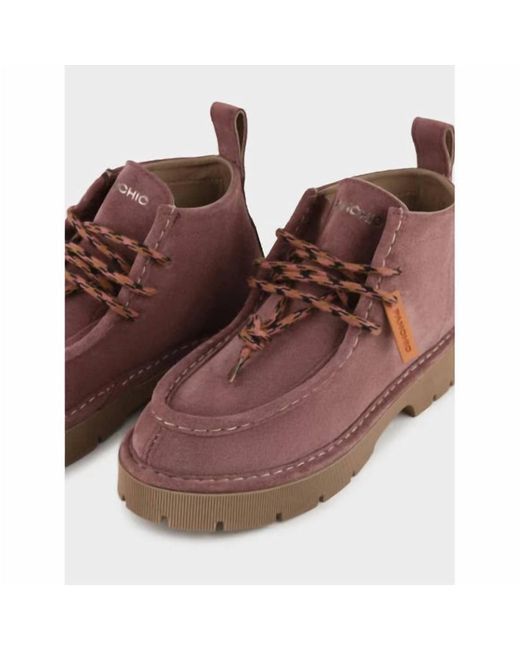 Pànchic Brown Desert Suede Shoe Boot