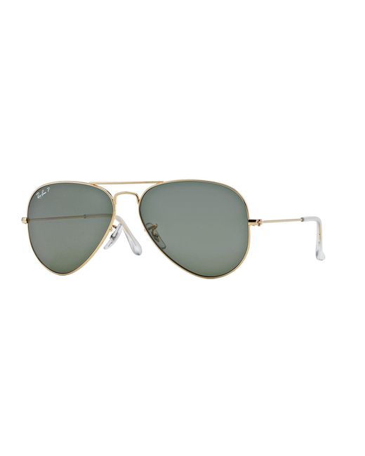 Ray-Ban Black 3025/62 Polarized Aviator Sunglasses for men