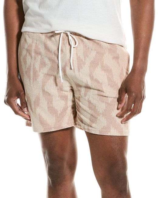 Original Paperbacks Natural Loma Towel Terry Volley Short for men