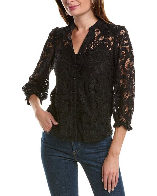 Nanette lepore lace shirt dress hotsell