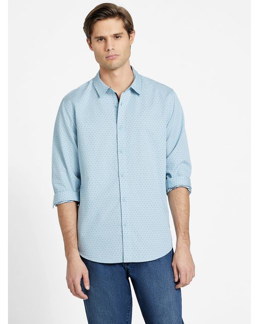 Guess Factory Blue Nolan Shirt for men