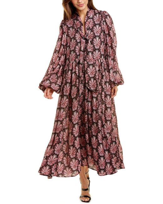 Ted Baker Red Dhana Relaxed Maxi Dress