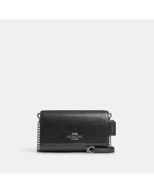 COACH Flap Crossbody in Black Lyst